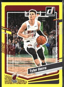 23/24 2023/24 Donruss Amarillo Paralelo #27 Tyler Herro Heat - Imagen 1 de 2