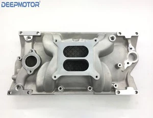 SBC Bloque Pequeño Chevy Aluminio Vortec Colector de Admisión Doble Plano 350.383 1997-up - Imagen 1 de 6