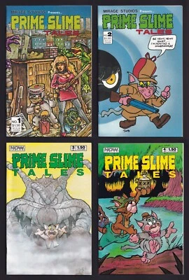 Prime Slime Tales #1-4 Complete Mirage Studios 1986 TMNT Pinup by Laird! - Image 1 of 4