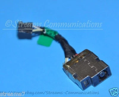 Placa conector de alimentación de entrada de CC para computadora portátil HP Pavilion serie 15-P con arnés 730932-SD1 Foto 1 de 4