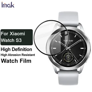 IMAK Glass Screen Protector For Xiaomi Watch S3, HD Watch Film Full Cover - Picture 1 of 6