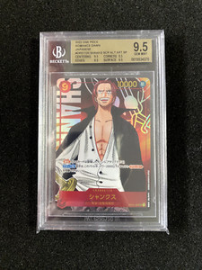 2022 One Piece Romance Dawn Japanese OP01-120 Shanks Alt Art SP BGS 9.5 Gem Mint