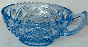Imperial *LITTLE JEWEL BLUE * 4 1/2" HANDLED JELLY BOWL* - Picture 1 of 2