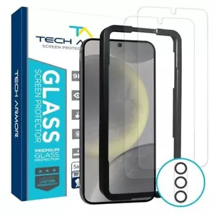 Tech Armor Samsung Galaxy S24 protezione schermo vetro balistico - confezione da 2 - Foto 1 di 7
