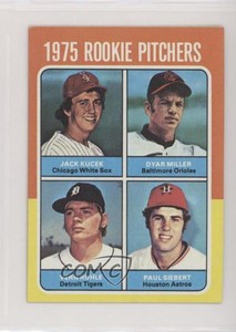 1975 Topps Pitchers Minis Jack Kucek Dyar Miller Vern Ruhle #614 Rookie RC