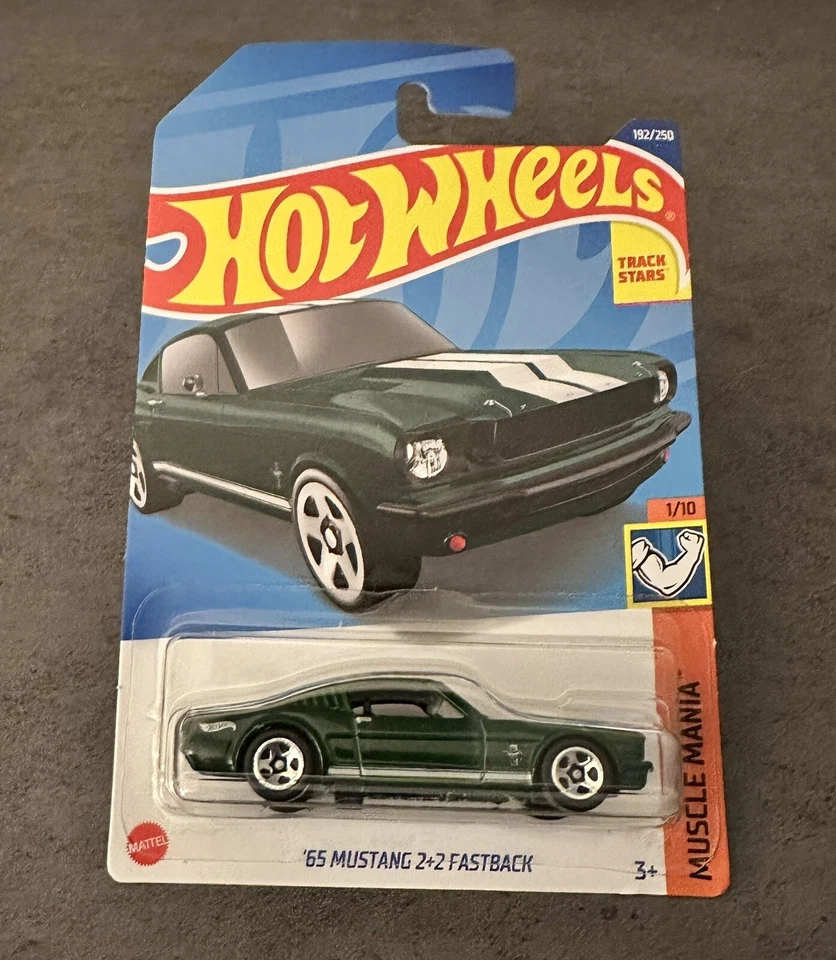 Hot Wheels ‘65 Mustang 2+2 Fastback 1/10 Muscle Mania 192/250 “NEW” - Image 1 of 1