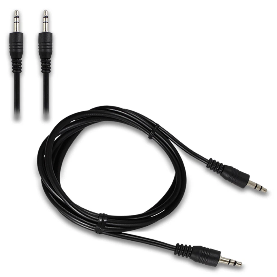 B2G1 Free 3.5mm Male to Male Aux Auxiliary Cable Cord Car Audio Headphone Jack - Image 1 of 4