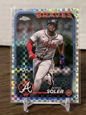 2024 Topps Chrome Update Jorge Soler Braves X-FRACTOR #USC2 - Image 1 of 2