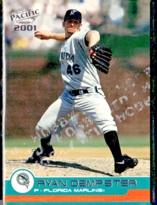 2001 Pacific Hobby Limited Parallel Blank Serial Number #168 Ryan Dempster 1/1 - Bild 1 von 2