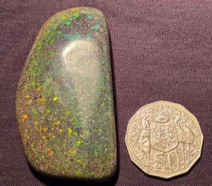 ANDAMOOKA MATRIX OPAL LARGE MULTICOLOUR 422carats 75x36x10mm - Picture 1 of 4