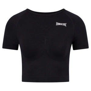 100% HARDCORE WMN Sport T-Shirt "Essential" | Black | Woman Frauen Gabber - Bild 1 von 2