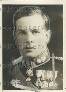 Pressefoto britischer Autor Abenteurer Sir Michael Bruce 1924 - Bild 1 von 2