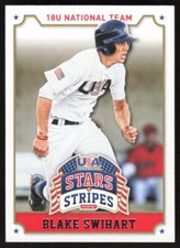 2015 Panini USA Stars & Stripes   Blake Swihart #13 18U National Team