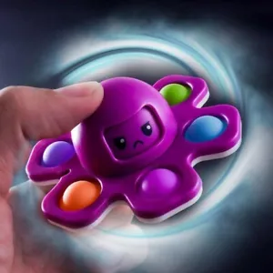 OCTOPUS SPINNER SIMPLE DIMPLE GIOCATTOLO SENSORIALE NUOVO, OTTIMO REGALO - Foto 1 di 21