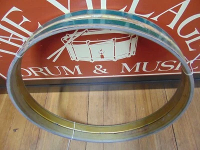 ПАРА винтажных деревянных обручей для бас-барабана PREMIER предварительно международный размер 21,5 дюйма - Изображение 1 из 4