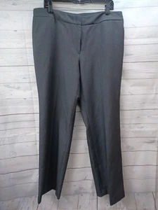 Edwards Ladies Business Casual Flat Front Chino Pants Gray 8525079 Sz 16 - 31 - Picture 1 of 7