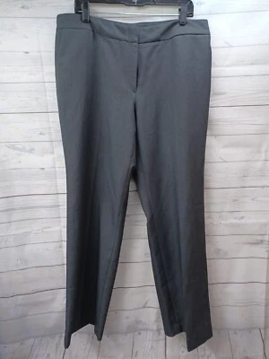 Edwards Ladies Business Casual Flat Front Chino Pants Gray 8525079 Sz 16 - 31 - Image 1 of 4
