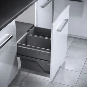 Hailo Abfallsammler 361084 Cargo 2 x 28 L Abfalleimer Mülleimer Abfalltrennung - Bild 1 von 5