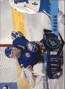 1995-96 Stadium Club Buffalo Sabres Hockey Card #60 Dominik Hasek