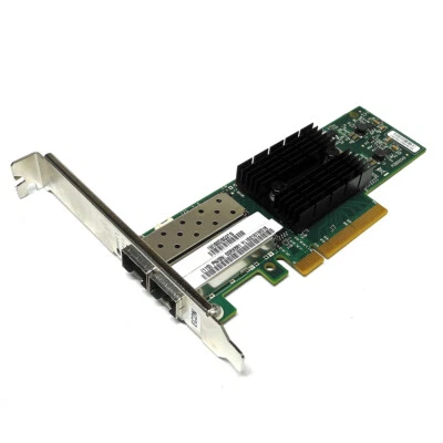 IBM EC2N Dual Port 10Gb PCIe x8 FC NIC&RoCE Adapter FP for Power8 System 00RX875 - Image 1 of 3