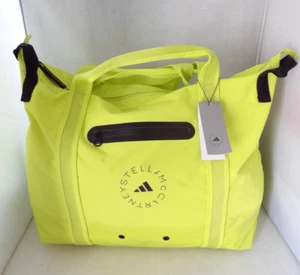 NWT Authentic ADIDAS STELLA MCCARTNEY Volt/Black Gym/Travel Women's Tote Bag - Picture 1 of 17