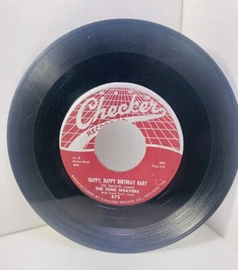 THE TUNE WEAVERS HAPPY HAPPY BIRTHDAY BABY, OL MAN RIVER 45RPM 7" CHECKER RECORD - Picture 1 of 2