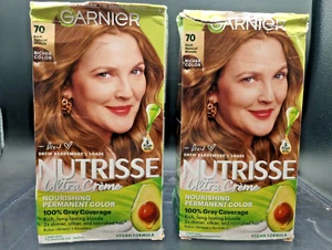(2 Pack) Garnier Nutrisse - Permanent Hair Color - #70 Dark Natural Blonde. - Picture 1 of 7