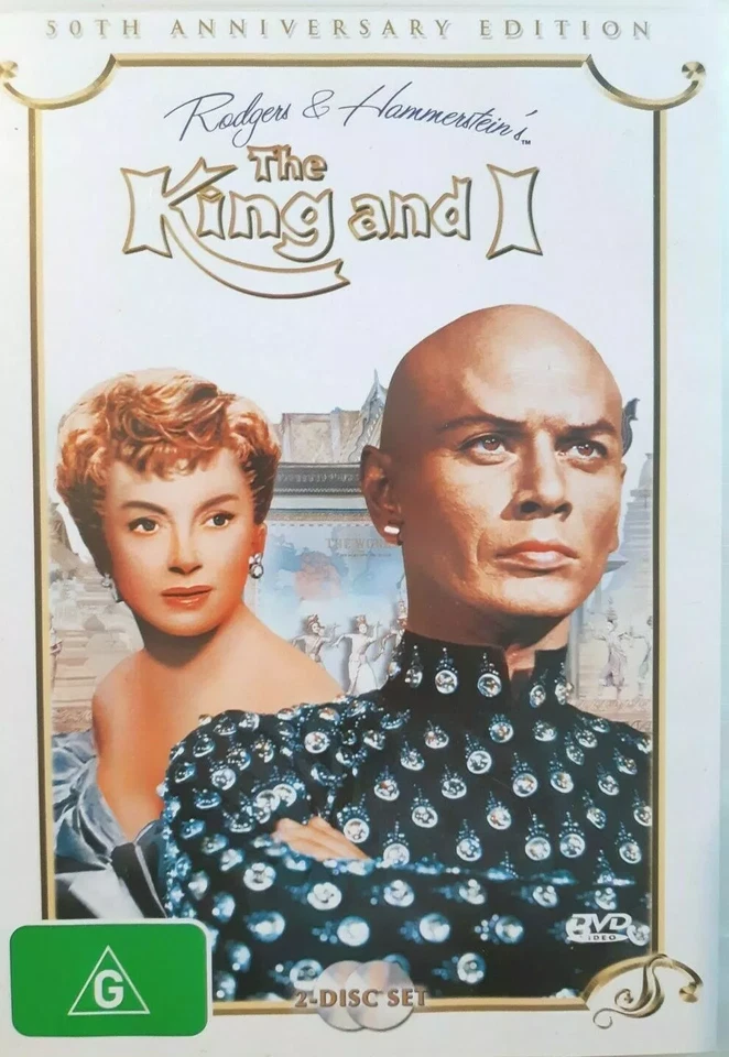 The King and I 2 Discs DVD 15th Anniversary Edition Reg 4 See Below