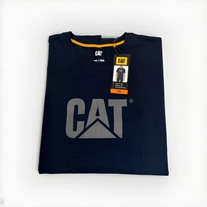 New CAT Caterpillar Men's Workwear Relaxed Fit T Shirt Navy Size XXL - Picture 1 of 1