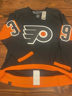 Men's Matvei Michkov Black Philadelphia Flyers Adidas Primegreen Jersey 50 - Image 1 of 3
