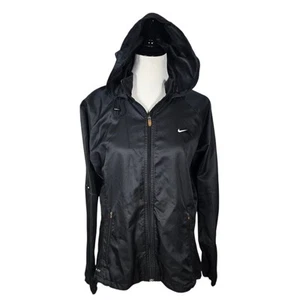 Giacca a vento Nike Large nera Storm Fit con cappuccio - Foto 1 di 12