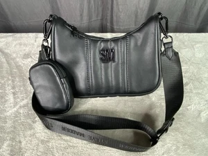 STEVE MADDEN BTamela GRAU gesteppte wandelbare Umhängetasche mit Beutel - Bild 1 von 13