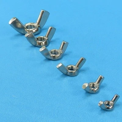 Edelstahl Flügelmuttern Ohrenmuttern M4 M5 M6 M8 M10 M12 Amerikanische Form V2A - Bild 1 von 2