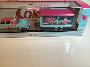 CHASE M2 Machines Hauler 1973 Chevrolet Cheyenne Super 30 & Iroc-Z Cherry Coke - Picture 1 of 3