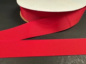 Grosgrain Ribbon Red 1.5 inches wide 50 yards - Picture 1 of 1