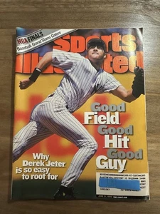 Sports Illustrated DEREK JETER Good Field Good Hit Good Guy June 21,1999-W/Label - Picture 1 of 2