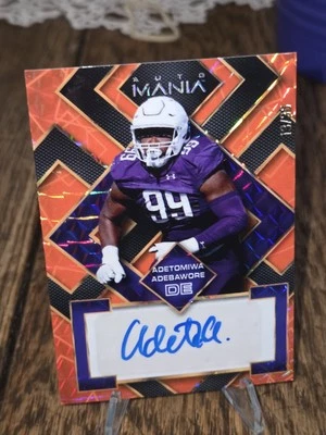 Adetomiwa Adebawore SSP 2023 Wild Card Auto Mania Indianapolis Colts RC  /35  - Image 1 of 3