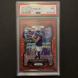 2023 Panini Prizm - Michael Pittman Jr. #129 Red Sparkle Prizm - Picture 1 of 2