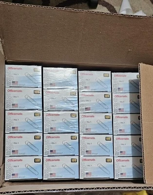 OFFFICEMATE 99911 Clips de Papel - Lote de 250 Cajas (100 Cada una) - Envío Gratis Foto 1 de 4
