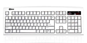 QSENN SEM-DT35 Gaming Keyboard EN/KR Layout USB / White - Picture 1 of 6