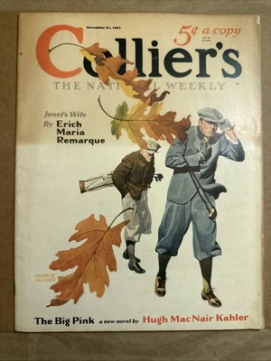 Collier’s Magazine November 21, 1931 Ronald McLeod The Big Pink Josef’s Wife - Image 1 of 4