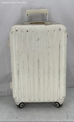 Maletas de viaje con ruedas con bolsillos interiores rígidos blancos bustop Foto 1 de 4