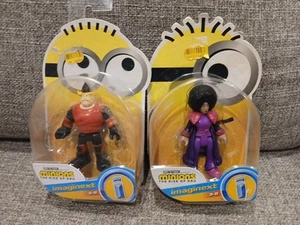Juego de 2 figuras MINIONS The Rise Of Gru Svengence & Belle Bottom 3" IMAGINEXT - Imagen 1 de 9