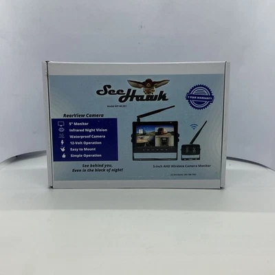 See Hawk RV Backup Rear View Camera System w/ 5" Monitor 720p, Model MP-WL501 - Image 1 of 2
