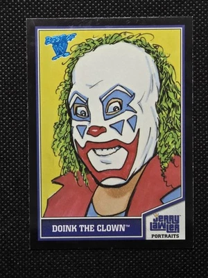 2013 Topps Best Of WWE #10 DOINK THE CLOWN Jerry Lawler Portraits - Image 1 of 2