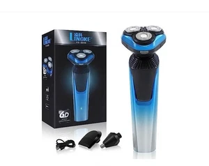 Rasoio Elettrico per Uomo, Ricaricabile Impermeabile Uomo Rasoio Elettrico, Wet & Dr... - Foto 1 di 7