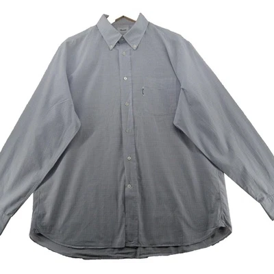 Camisa informal Faconnable Classique para hombre talla XL blanca a micro cuadros de algodón Foto 1 de 4