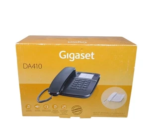 Gigaset DA410 Analog Schnurgebunden Telefon Für Zuhause Oder Büro Schwarz Neu - Bild 1 von 3