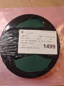 Cinta transportadora de cinta verde Habasit MAM-5P de 1,25" de ancho x 50' de largo - Envío rápido - Imagen 1 de 3