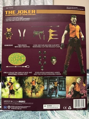Mezco Toyz One:12 Collective DC Comics The Joker Clown Prince of Crime Edition - Image 1 of 4
